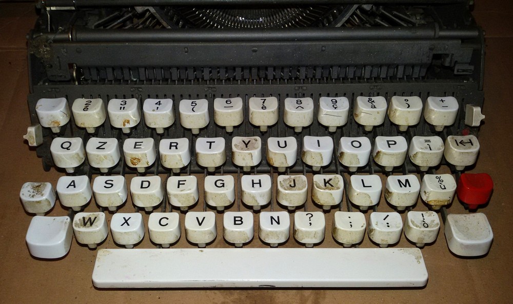 Olivetti Lettera 35 prima del restauro