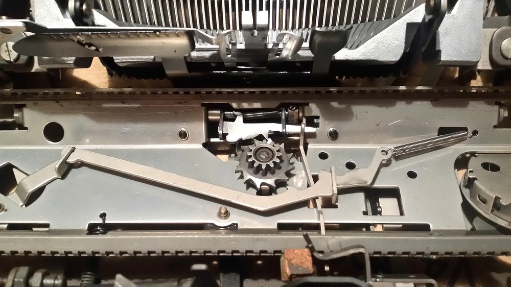Olivetti Lettera 35 dopo il lavaggio a ultrasuoni