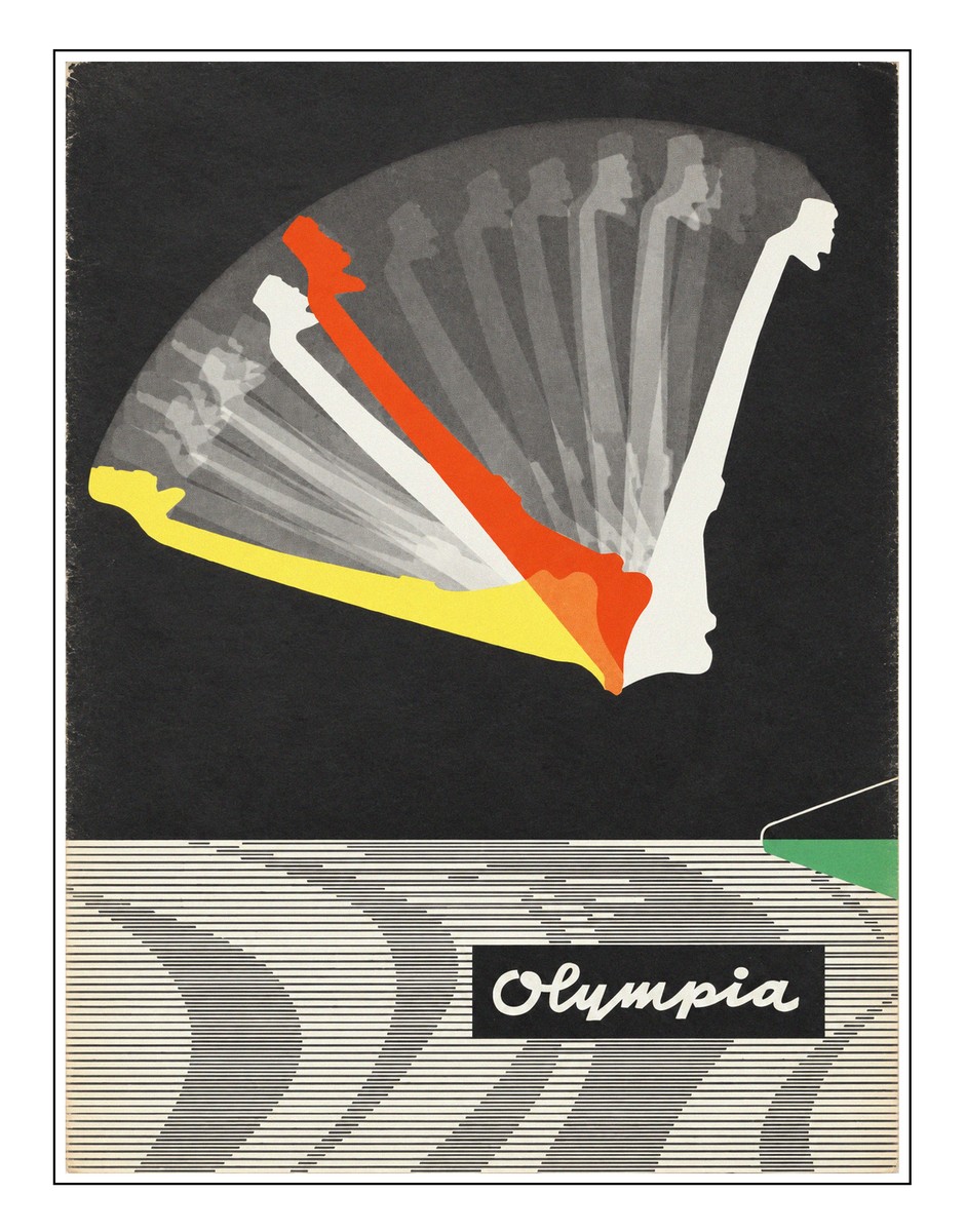 Pubblicità a colori della Olympia SG1