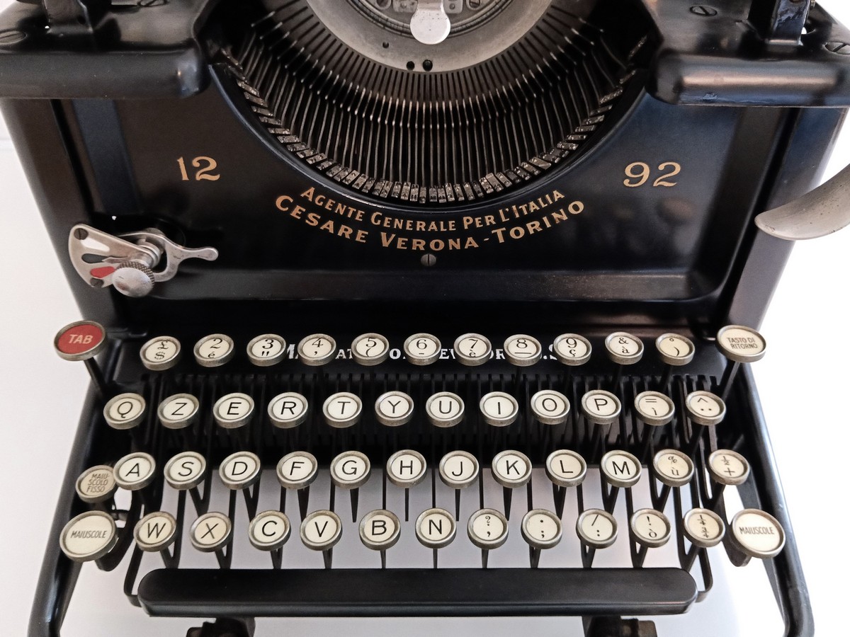 Tastiera della Remington Standard No. 12